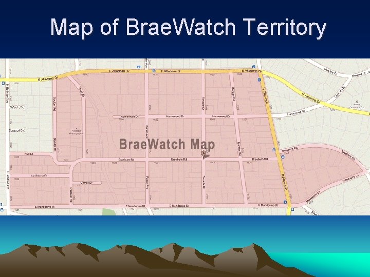 Map of Brae. Watch Territory 