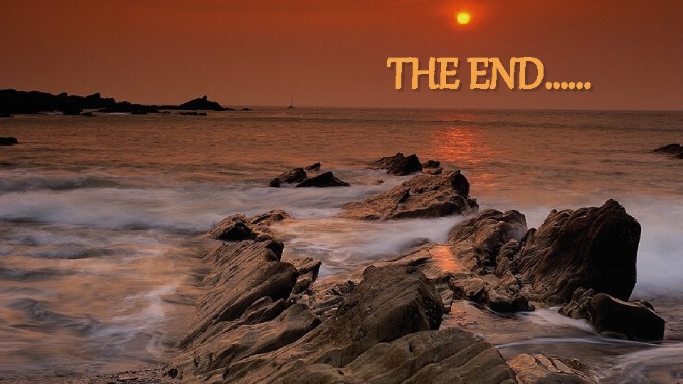THE END…… G. GUNA S. R. V. E. C 8 