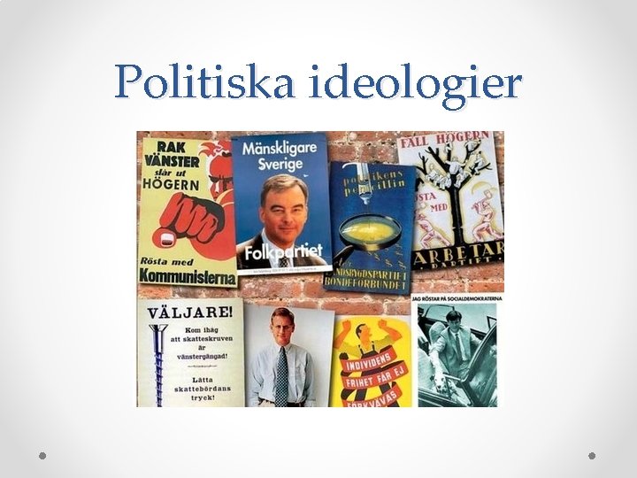 Politiska ideologier 