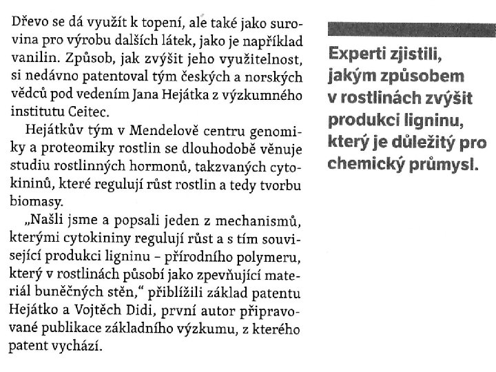 23. 10. 2019 PŘÍRODNÍ POLYMERY lignin, třísloviny a huminové kyseliny 25 