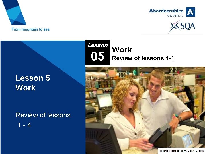 Lesson 05 Lesson 05 Lesson 5 Work Review of lessons