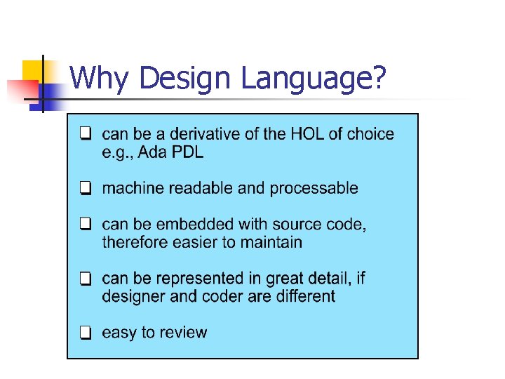 Why Design Language? 