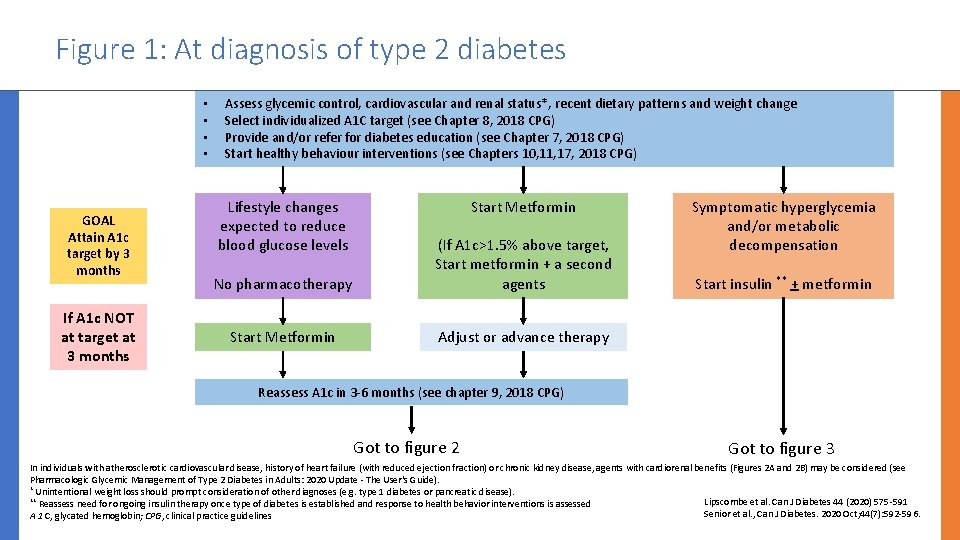 Figure 1: At diagnosis of type 2 diabetes • • GOAL Attain A 1