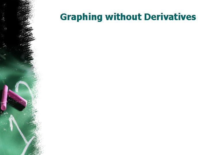 Graphing without Derivatives 