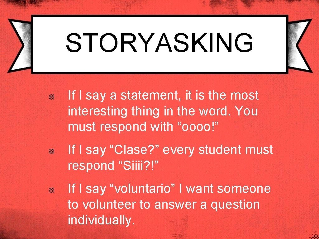 STORYASKING If I say a statement, it is the most interesting thing in the