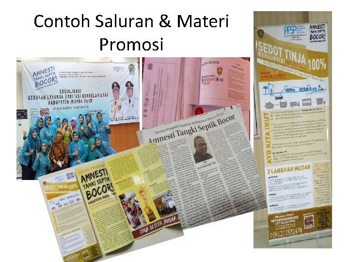 Contoh Saluran & Materi Promosi 