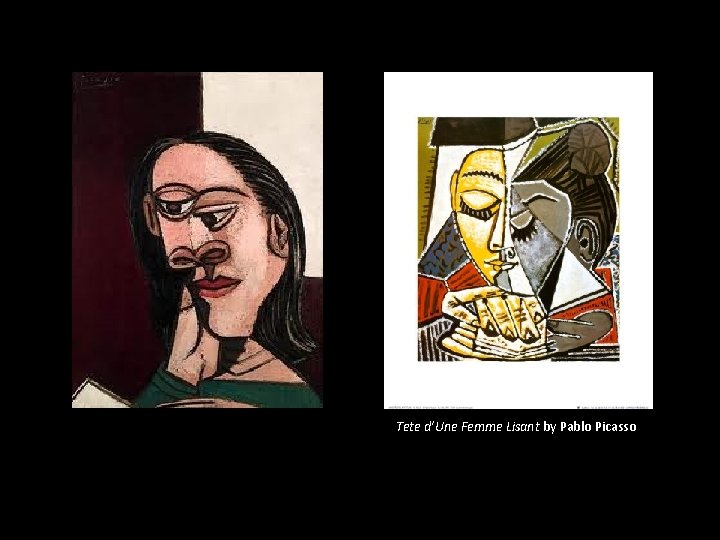 Tete d’Une Femme Lisant by Pablo Picasso 