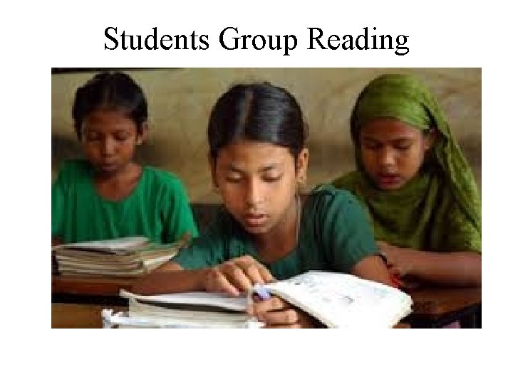 Students Group Reading 