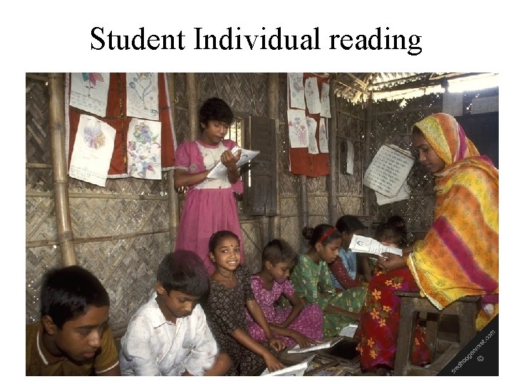 Student Individual reading 