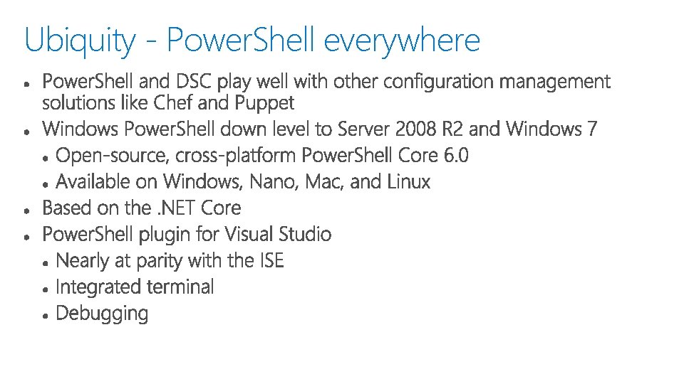 Ubiquity - Power. Shell everywhere 