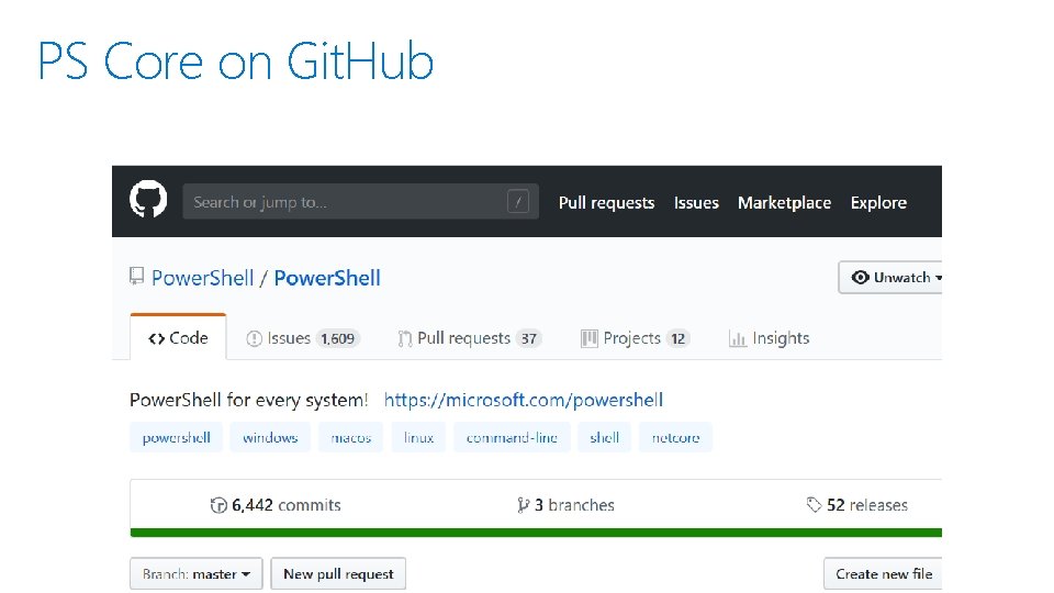 PS Core on Git. Hub 