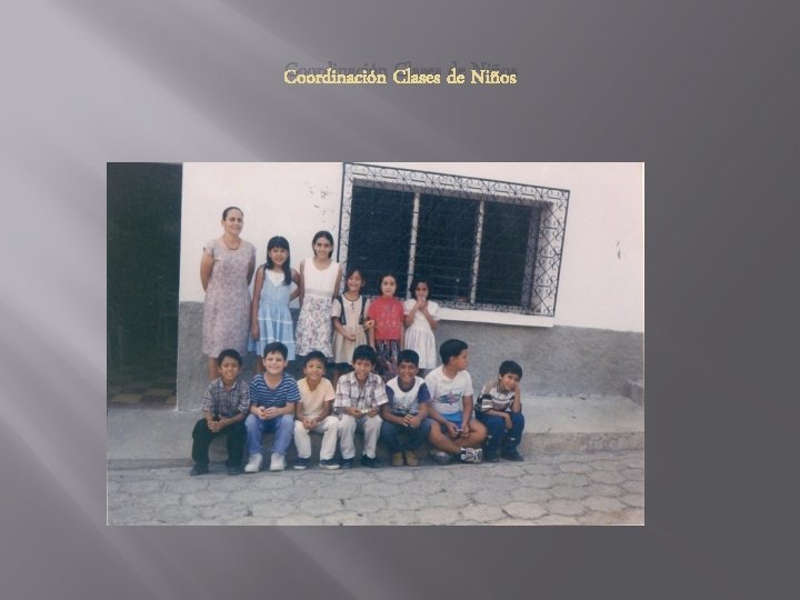 Coordinación Clases de Niños Coordinación Clases de Niños