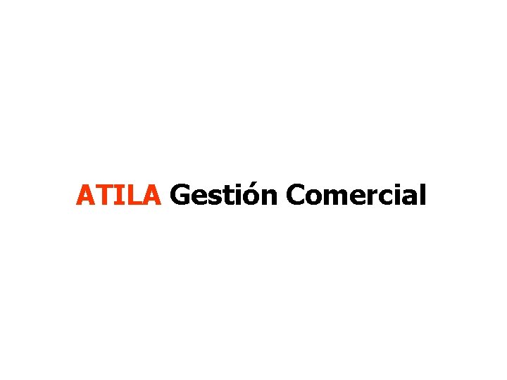 ATILA Gestión Comercial 