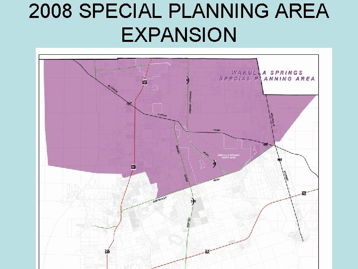 2008 SPECIAL PLANNING AREA EXPANSION 