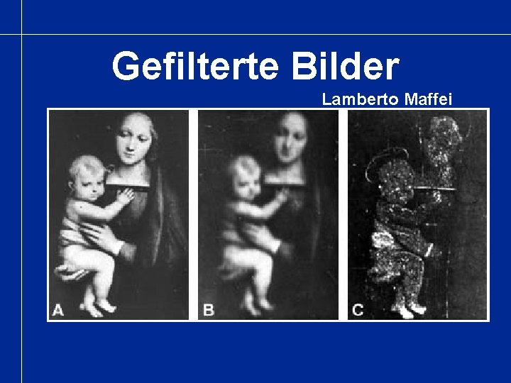 Gefilterte Bilder Lamberto Maffei 