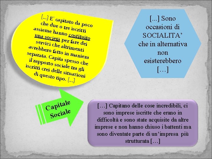 […] E’ c ap che du itato da poco assiem e o tre iscritti