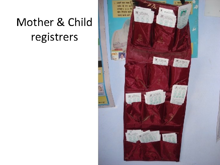 Mother & Child registrers 
