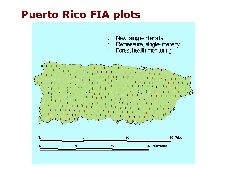 Puerto Rico FIA plots Puerto Rico FIA plots