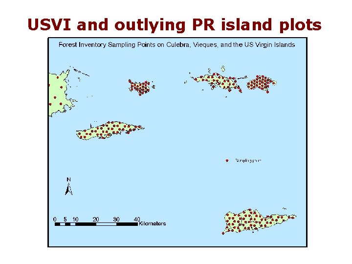 USVI and outlying PR island plots USVI and outlying PR island plots