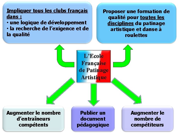 Impliquer tous les clubs français dans : • une logique de développement • la