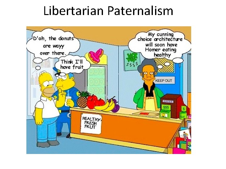 Libertarian Paternalism 