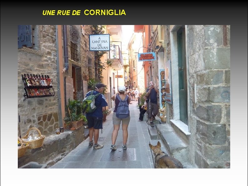 UNE RUE DE CORNIGLIA 