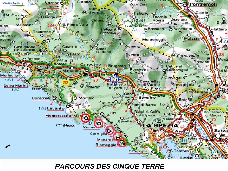 PARCOURS DES CINQUE TERRE 