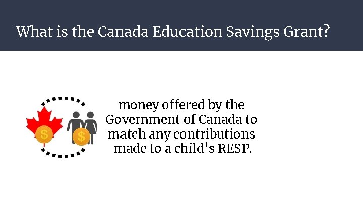 What is the Canada Education Savings Grant? money offered by the Government of Canada What is the Canada Education Savings Grant? money offered by the Government of Canada
