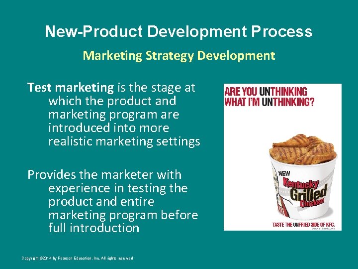 New-Product Development Process Marketing Strategy Development Test marketing is the stage at which the
