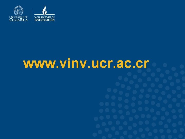 www. vinv. ucr. ac. cr 