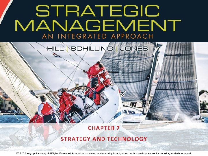 CHAPTER 7 STRATEGY AND TECHNOLOGY © 2017 Cengage Learning. All Rights Reserved. May not