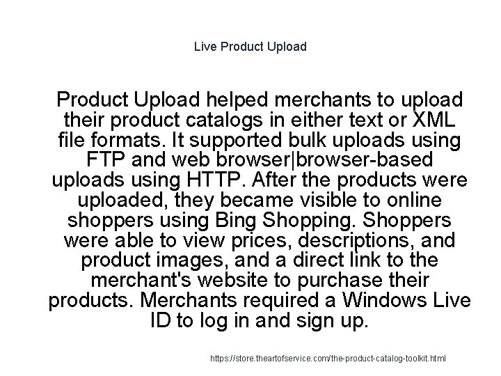 Live Product Upload 1 Product Upload helped merchants to upload their product catalogs in Live Product Upload 1 Product Upload helped merchants to upload their product catalogs in