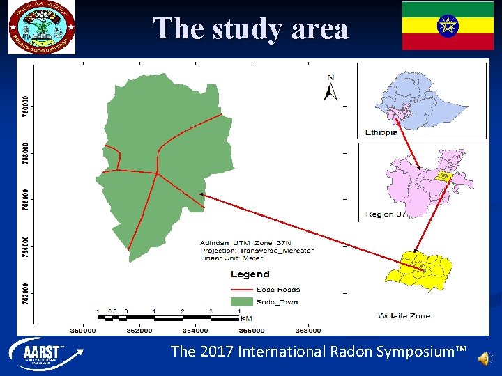 The study area The 2017 International Radon Symposium™ 