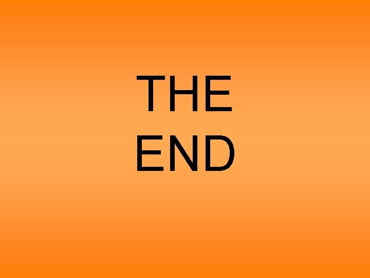 THE END 