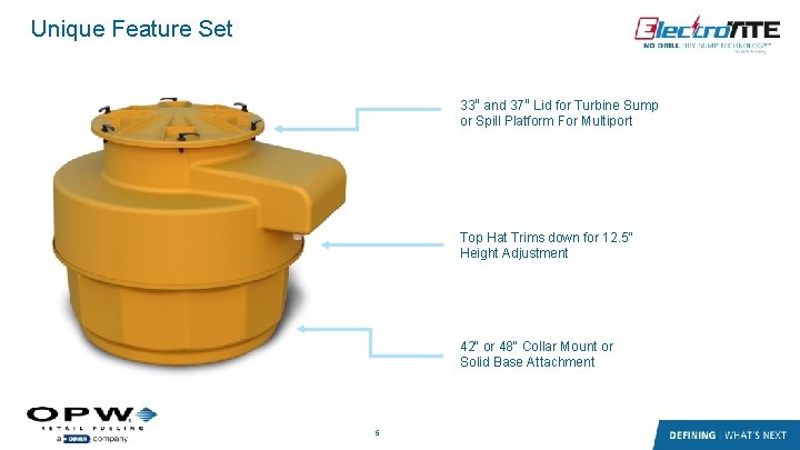 Unique Feature Set 33" and 37" Lid for Turbine Sump or Spill Platform For Unique Feature Set 33" and 37" Lid for Turbine Sump or Spill Platform For