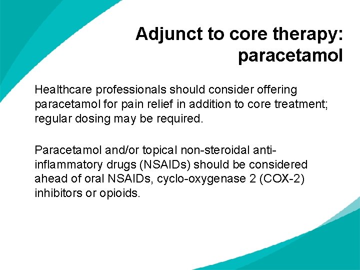 Osteoarthritis Implementing NICE guidance 2008 NICE clinical guideline