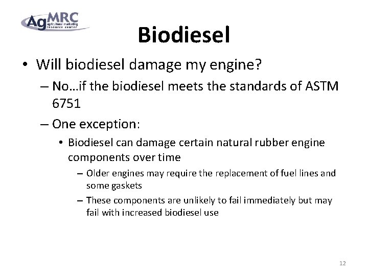 Smallscale Biodiesel Production 1 Energy Overview Where Does