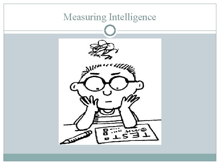 Measuring Intelligence 