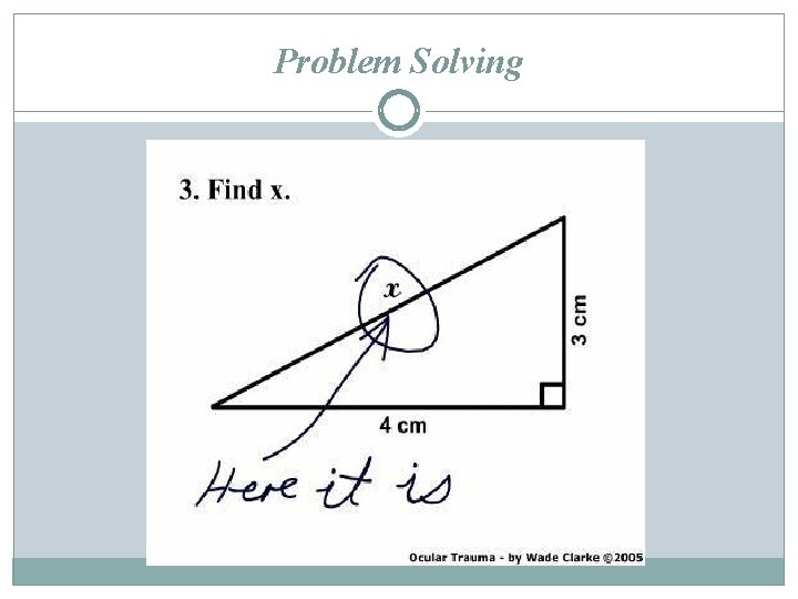 Problem Solving 