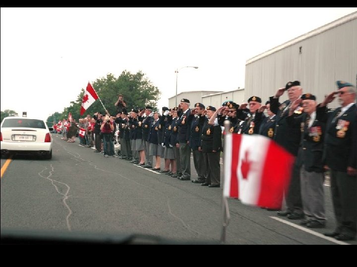 Départ de la base de Trenton vers Toronto 