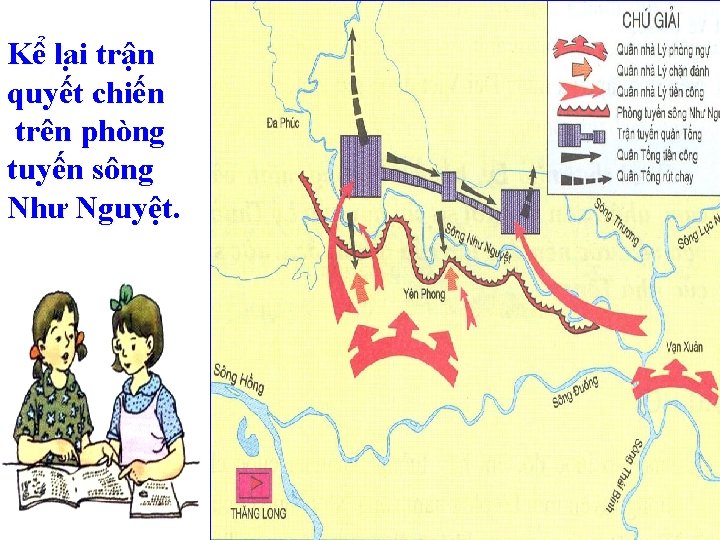 Kê la i trận quyết chiến trên phòng tuyến sông Như Nguyệt. 