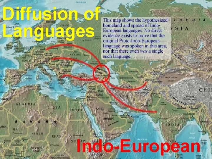 Diffusion of Languages Indo-European 