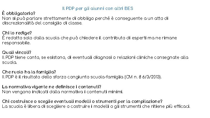 Il PDP per gli alunni con altri BES È obbligatorio? Non si può parlare