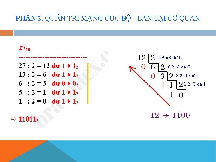 PHẦN 2. QUẢN TRỊ MẠNG CỤC BỘ - LAN TẠI CƠ QUAN 