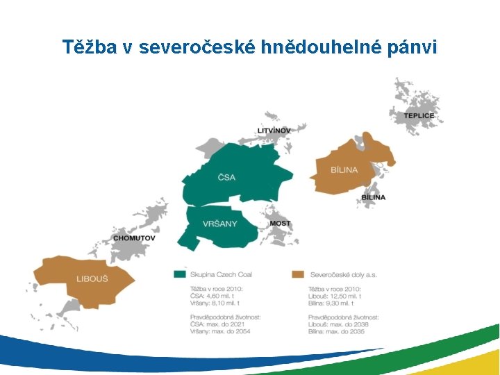 Těžba v severočeské hnědouhelné pánvi 