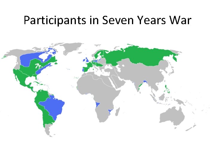 Participants in Seven Years War 