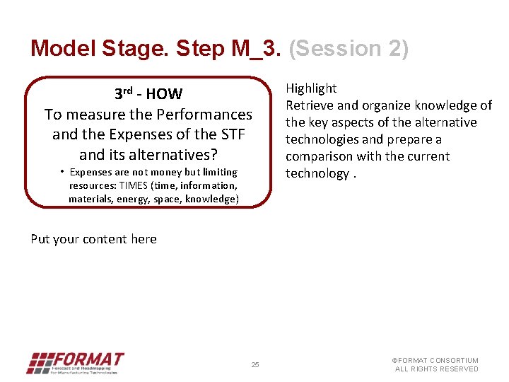 Model Stage. Step M_3. (Session 2) 3 rd - HOW To measure the Performances