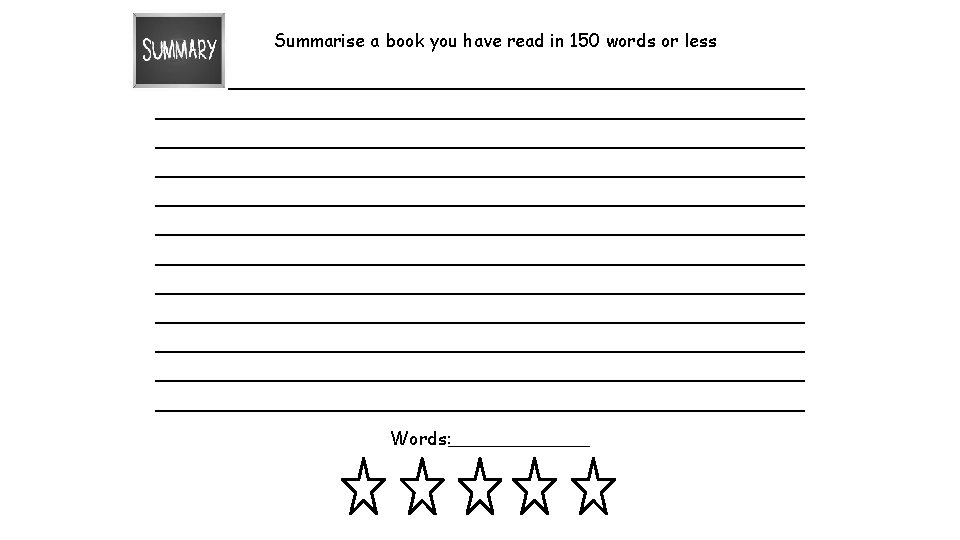Summarise a book you have read in 150 words or less Words: Summarise a book you have read in 150 words or less Words: