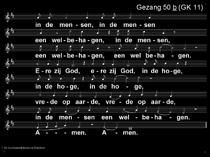 Nnnn . nnnnn Gezang 50 b (GK 11) . . 