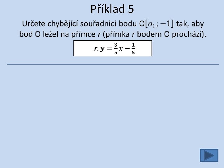 Příklad 5 